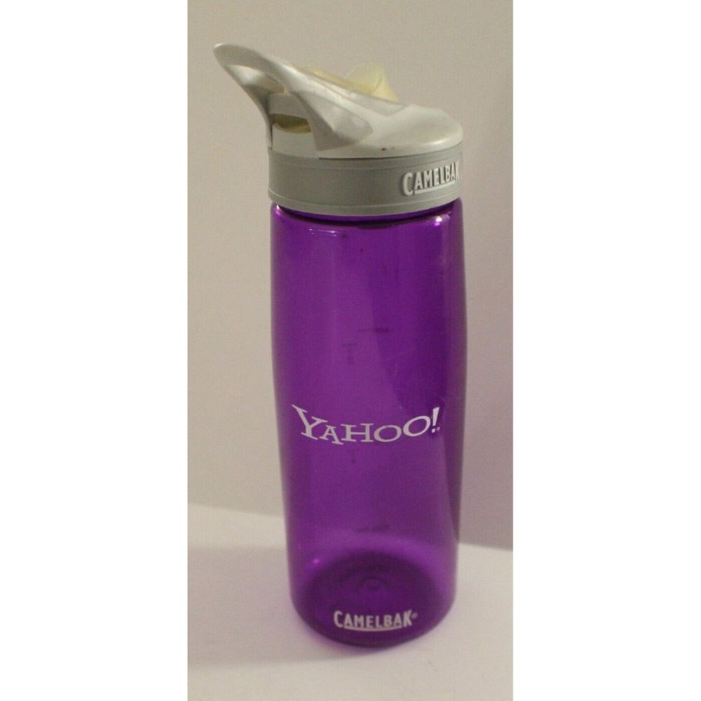 Yahoo Logo CamelBak Water Bottle Purple - Missing Straw